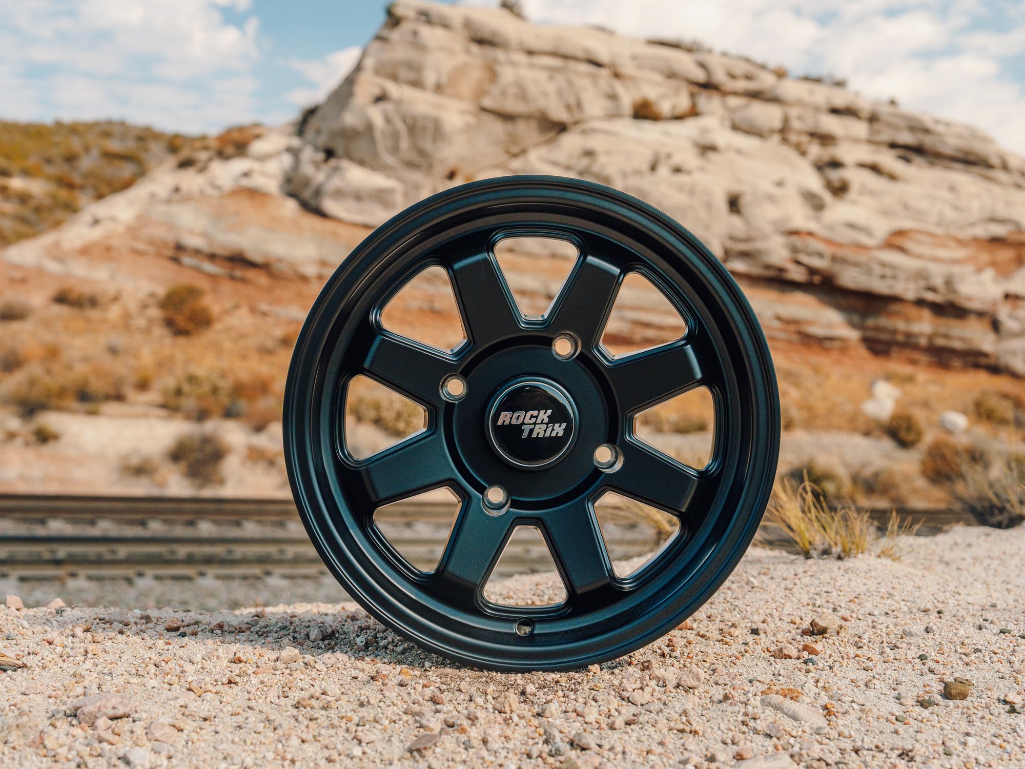 Amazon.com: RockTrix RT116 15x7 ATV Wheels 4x110, 4+3 Offset (10mm
